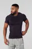 Camiseta Ajustada de Verano para Hombre Youngla Deportes Fitness Running Entrenamiento Secado Rápido Manga Corta Camiseta de Secado Rápido para Hombre