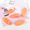 Caramelo de macarrón color Oval pinza de pico de pato flequillo cabello roto crema pegamento pasador lindo pasador de dibujos animados accesorios para el cabello