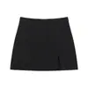 Comércio Exterior Roupas Femininas Primavera e Verão Novo Conjunto Saia com Barra Desfiada Calças Culotte Estilo Europeu e Americano 1608/041