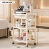 Estante de Almacenamiento con Carrito Seleccionado Cuidadosamente, Carrito de Herramientas Empujado a Mano, Carrito de Ventosas para Enfermería, Estante de Almacenamiento de Productos para Bebés en Dormitorio del Hogar