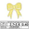 Autoadhesivo Ventas Directas de Fábrica Lindo Dibujo Animado Lazo Bordado Pegatinas de Tela Decoración Ropa de Muñeca diy Manual Mini Pequeñas Pegatinas de Tela