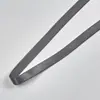 Atacado do fabricante fita de poliéster elástica de 0,6 cm, alças elásticas para sutiã e calcinha, fita elástica multicolorida com acabamento fosco