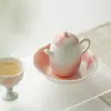 Tetera Pomelo Jazmín Perla de Dragón Estilo Dinastías Tang y Song, Tetera Cerámica Estilo Nuevo con Filtro de Agujero de Bola, Tetera Doméstica Portátil