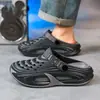 Sandalias de Madera para Hombre 2026 Nuevo Modelo Popular Playa Exterior Antideslizantes Zapatillas Cerradas para Pareja