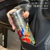 Nuevo Modelo de Termo de Titanio Puro por Dentro y por Fuera, Capacidad Pequeña, Mini Taza de Titanio Estilo Chino, Lujo Ligero, Taza de Bolsillo Sellada de Aspecto Elegante para Niñas