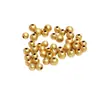 Cuentas sólidas de oro antiguo conservan el color arena dorada cuentas sueltas accesorios para pulsera collar de joyería DIY cuentas hechas a mano no se decoloran