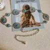 Acessório de Corrente de Cintura Borboleta Prateada para Mulheres, Cinto Retro Hot Girl para Combinar com Jeans, Cinto de Couro Yk para Decoração da Cintura, Estilo Europeu e Americano
