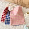 Algodão Colorido Lavado Yangchun Xadrez Cor Super Bonita Xadrez Grande Feminino Infantil Decoração DIY Casa Pijama