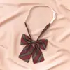 Gravata Borboleta Jk de Estudante, Laço, Acessório de Pescoço, Gravata Borboleta Feminina, Cachecol Verde Jk para Pescoço, Gravata Japonesa Triangular, Gravata Pequena Preta