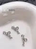 Acessórios Populares Transfronteiriços para Nail Art Laço Branco K, Fitas Versáteis Tridimensionais de Gravata Borboleta de Metal Peças para Decoração de Unhas DIY