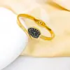 Pulsera de Reloj de Disco Romano de Acero de Titanio que No se Desvanece Pulsera de Correa Hueca Pulsera de Temperatura de Lujo Ligero de Nicho Joyería Transfronteriza