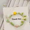 Cerámica de Jingdezhen Tejido Exquisito Estilo Bosque de Nicho Pulsera Puesto Popular Joyería Pequeña Creativa Joyería al por Mayor