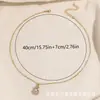 Collar de Zirconia Cuadrada de Diseño de Nicho de Lujo Ligero Nuevo Estilo Dulce Versátil Cadena para Clavícula Joyería al por Mayor