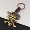 Llavero de calabaza robot retro personalizado colgante de sombrero de robot de bronce pequeños regalos creativos al por mayor