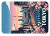 Los imanes magnéticos para refrigerador con paisajes urbanos de varios países del mundo, incluyendo París, Londres y Roma, son souvenirs culturales y creativos transfronterizos.