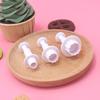 Molde de Primavera de Flor Pequeña de 3 Piezas DIY Artificial Horneado Fondant Herramienta para Pastel Horneado Novato Fácil Desmoldado Limpieza