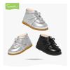 [Mismo Estilo que en los Centros Comerciales] Zapatos de Piel Snafy para Niñas, Zapatos de Princesa con Cristales, Nuevo Modelo de Invierno, Zapatos Suaves para Bebés Niños