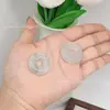 Colgante de collar con hebilla de paz de jade verde natural del Tianshan, Colgante de rosquilla de jade de dragón único, Accesorio de joyería hecho a mano para bricolaje