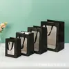Sacolas de Presente, Sacolas Tote, Sacolas para Flores com Janela, Sacolas de Embalagem para Lembrancinhas de Casamento e Aniversário, Sacolas de Presente Simples de Alta Qualidade Atacado