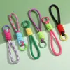Cuerda Trenzada de Poliéster de Colores Accesorios para Joyería Hecha a Mano DIY Cuerda para Llavero de Teléfono Móvil Paquete de Material de Cuerda para Colgante