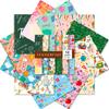Grande Venda de 12 Folhas de Papel Decorativo Colorido para o Dia do Professor para Embalagem de Presente de Feriado Transfronteiriço Temu e Material Base para Diário