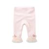 2025 roupas infantis outono novo bebê menina linha cor sólida leggings infantil fofo calças infantis coreano 2358