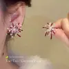Pendientes de Perla Rojos Brillantes de Fuegos Artificiales de Año Nuevo para Mujer, Pendientes de Alta Gama, Nuevo Modelo 2026, Pendientes Únicos y Hermosos
