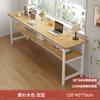 Escritorio Doble Largo Estudiante Hogar Dormitorio Aprendizaje Escritura Casa de Alquiler Mesa de Computadora Rectangular Mesa Estrecha de Pared