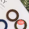 Diadema de línea telefónica Morandi para mujer, Diadema de celebridad de Internet, Cubierta simple de cuero, Goma para el pelo, Cuerda para el pelo, Tocado