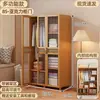 Guarda-Roupa Simples para Quarto de Casa Apartamento Pequeno com Porta Guarda-Roupa à Prova de Poeira Aluguel Robusto e Durável 2023 Popular Pequeno Guarda-Roupa