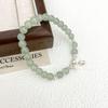 Nova Pulseira Sino com Laço Estilo Chinês Retrô com Fragmentos de Prata e Jade, Joia Fashion e de Alto Padrão, Novo Modelo 2026