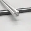 Fita de LED emissão lateral 45 graus canaleta de alumínio armário de vinho guarda-roupa vitrine canaleta luminosa embutida de liga de alumínio branco