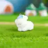 Resina Flocada Fofo Cachorrinho Capa de Celular Bolsa Pingente Chaveiro DIY Ornamento Pendurado Acessório Feito à Mão
