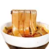 Ingredientes para hot pot estilo Sichuan: fideos anchos, fideos picantes y agrios hechos a mano, fideos de Sichuan, fideos sin remojo, fideos planos, venta al por mayor para catering comercial