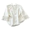 Garantia de Qualidade Seda Pura Redutora de Idade Nova Blusa Feminina para Meia-Idade Estilo Étnico Chinês Outono Bordado Jacquard Fechamento Diagonal Manga Média Melhorada