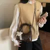 Bolso de Mano Pequeño Plegado de Nicho Estilo Coreano para Mujer 2026 Nuevo de Moda Versátil Bolso de Hombro Bolso Cruzado de Cadena a la Moda