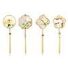 Diseño Retro Ciruela Orquídea Bambú Crisantemo Elegante Broche de Perla Nicho Estilo Nacional Borla Pin Corsage Accesorios de Perla para Mujeres
