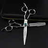 Tijeras de Peluquería Ojo de Diablo Multidentadas de 6.0 pulgadas, Tijeras para Cortar el Cabello, Tijeras Dentadas, Dientes de Cuerno, Dientes Lisos, Dientes en Forma de V, Dientes de Espina de Pescado