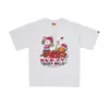 Suministro mayorista transfronterizo Chaopai de comercio exterior a 260g éxito de ventas BAPE cabeza de simio tiburón camiseta de manga corta 21