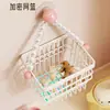 Cesta de almacenamiento de jengibre y ajo para cocina, multifuncional, estante de almacenamiento de pared sin perforaciones, organizador de condimentos, cesta de almacenamiento