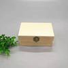 Caja de Joyería de Madera Hecha a Mano para Niños DIY Color Nieve Barro Perla Barro Color Arcilla Caja de Almacenamiento Accesorios de Joyería Pino