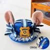 Coelho Policial Acessórios para Cabelo Infantil Kloomi Laço Grampo de Cabelo Bebê Bonito Desenho Animado Fita Grampo de Cabelo Menina Headwear