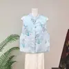 Chaleco con Flor de Lirio Estilo Chino Nuevo Zhi Li Modelo Nuevo Primavera 2026 Moda Nacional Tendencia Juvenil Chaleco Chaleco