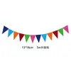 Banderas decorativas transfronterizas para cumpleaños y festividades, pancartas para celebración de primer cumpleaños y 100 días, decoraciones redondas para fiestas, círculos coloridos cosidos