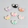 Accesorios de resina con lazo tridimensional de dos tonos empalmados para accesorios de pelo hechos a mano DIY, diademas, llaveros, materiales de pegamento de crema al por mayor