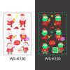 Nuevo en stock Más Vendido Luminoso Navidad Tatuaje Pegatina Fiesta Navideña Vidrio de Ventana Regalo de Navidad Decoración Pegatina
