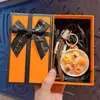 Llavero creativo de hámster de pan, divertido juguete antiestrés para estudiantes, pequeño colgante, accesorio para bolso, pequeño regalo al por mayor
