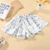Culottes Florales para Niñas 2025 Verano Delgadas Falda Corta Bebé Versátiles Shorts Sueltos Ropa Exterior para Niñas Culottes Capullo de Flor