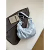 Bolsa de lona en varios colores, bolsa de gran capacidad para mujer, nuevo modelo verano 2026, bolsa para clase de estudiante universitario, bolsa cruzada tipo dumpling para ir al trabajo