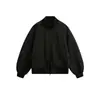 Chaqueta Bomber Americana de Calle con Cuello Alto para Hombre Joven Holgada Silueta de Alta Gama Ropa de Abrigo Chaqueta de Béisbol Top ins